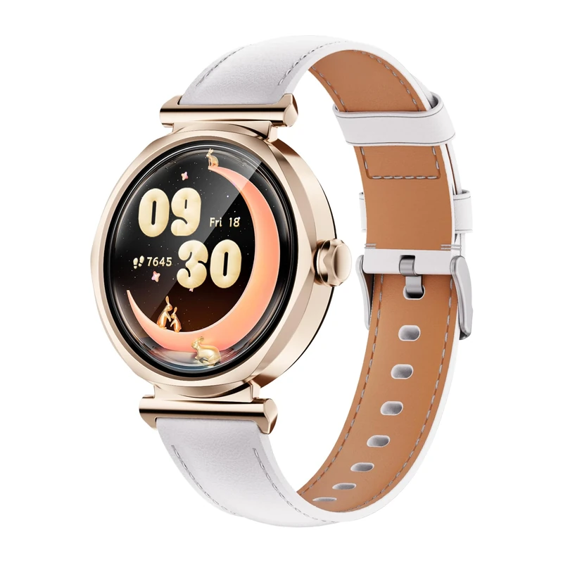 Smart Watch for Women 1.27" Round Display, Slim Fitness Tracker with Heart Rate, Sleep & Wellness Monitor, Step Counter, 100+ Sports Modes, IP68 Waterproof, Notifications, Long Battery, Android iOS