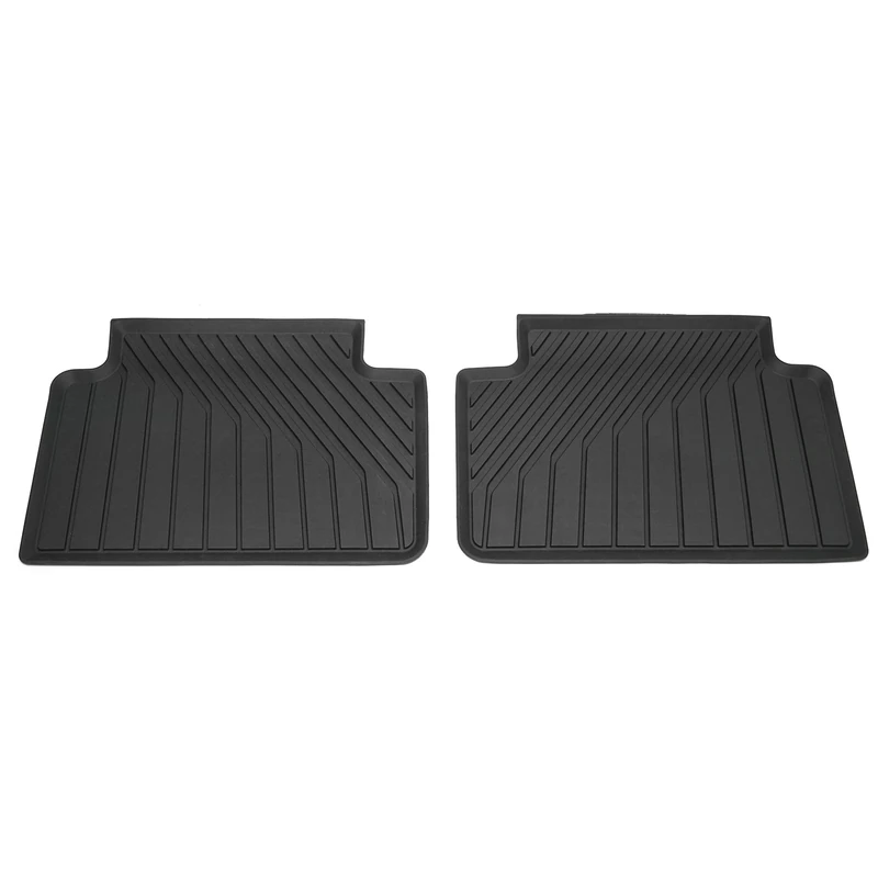 Audi Rubber Car Rugs, TPE with 20% Recyclate, Back, Black, Compatible with A6/S6 Avant/Sportback e-tron from 2025