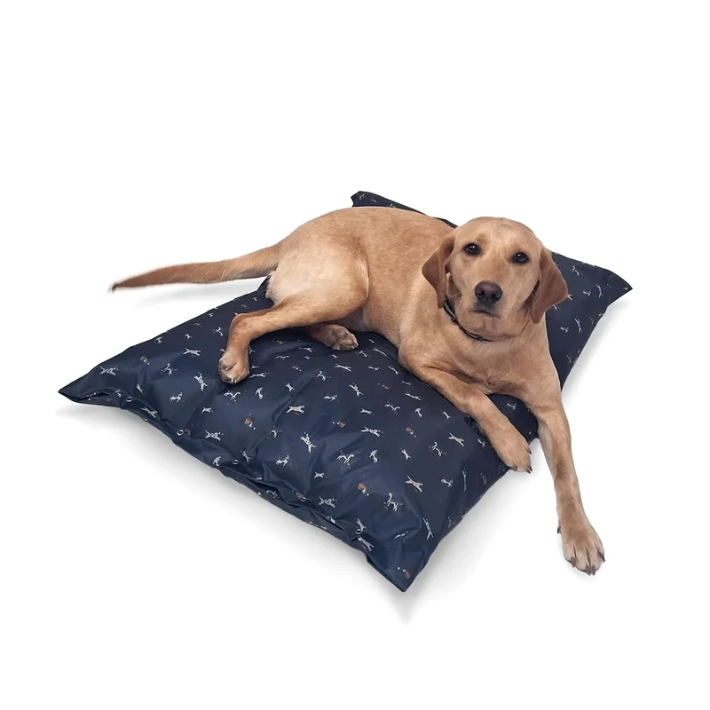 Danish Design FatFace Active Dogs Waterproof Deep Duvet Large 128 x 75 x 21 cm - Hardwearing Dog Bed with Removable Wipe Clean Cover