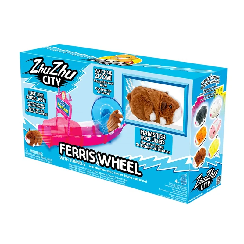 Zhu Zhu Pets Hamster City Wheel - Interactive Exercise Toy
