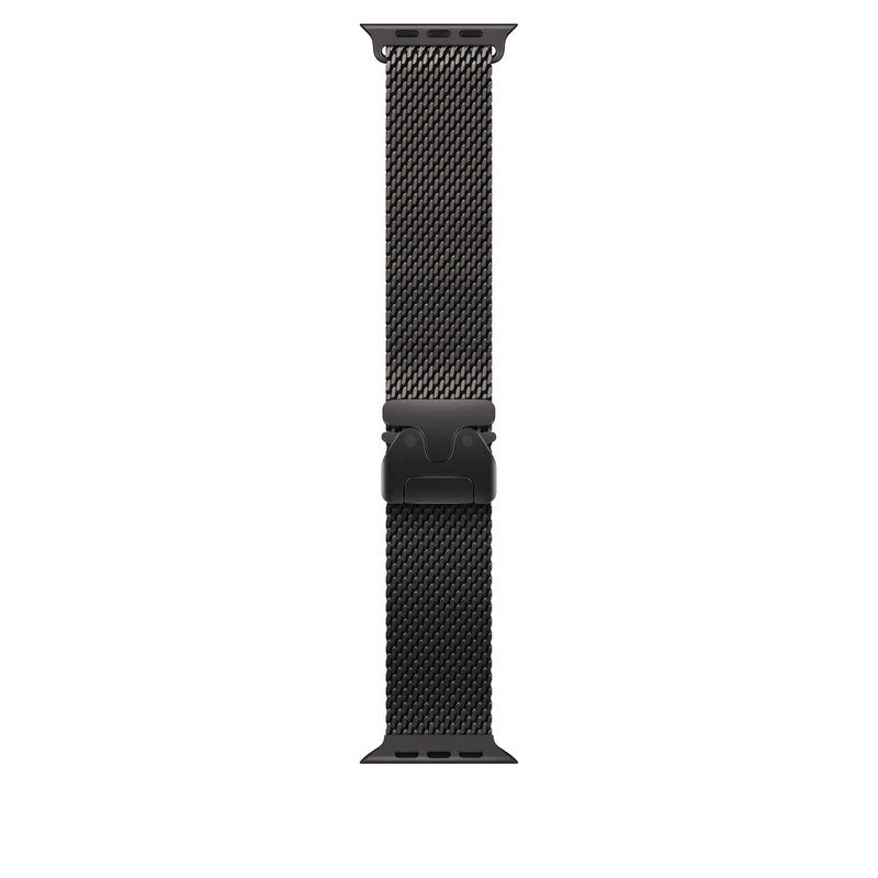 Apple Watch Band - Milanese Loop - 49mm - Black - Small