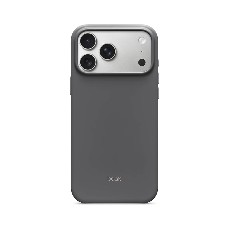 Beats iPhone 17 Pro Max Case with MagSafe & Camera Control, Matte Finish, Microfibre Lining – Granite Grey