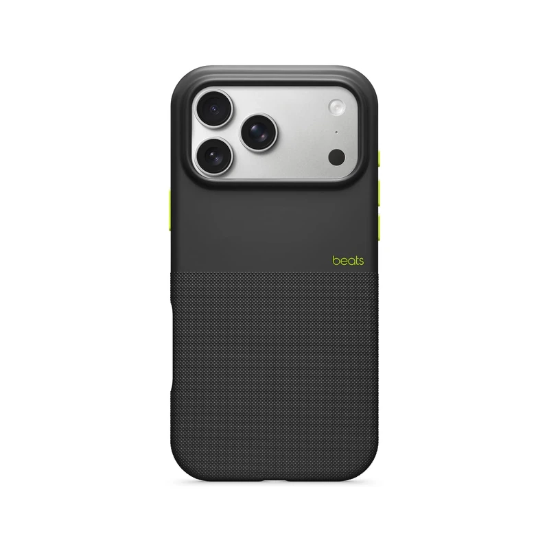 Beats iPhone 17 Pro Max Rugged Case with MagSafe & Camera Control, Scratch & Drop Tested, Matte Texture with Microfibre Lining - Everest Black