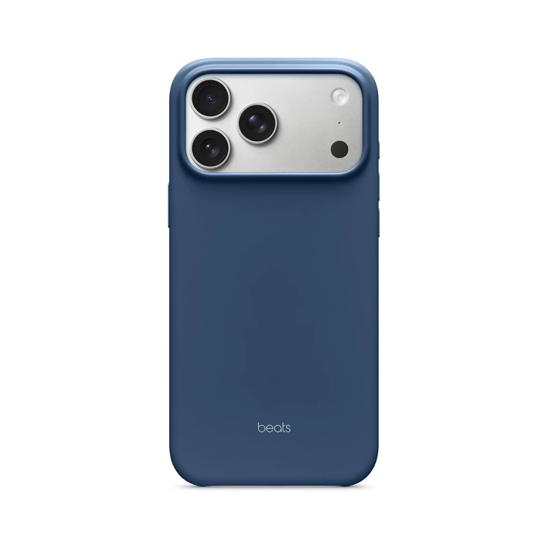 Beats iPhone 17 Pro Max Case with MagSafe & Camera Control, Matte Finish, Microfibre Lining – Bedrock Blue