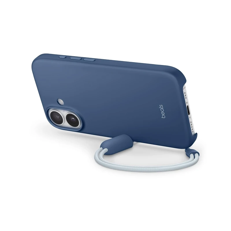 Beats iPhone 17 Kickstand Case with MagSafe & Camera Control, Built in Stand & Lanyard, Matte Finish with Microfibre Lining – Bedrock Blue - Image 1