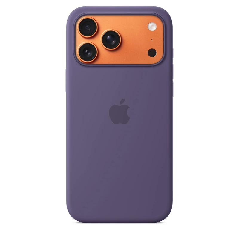 Apple iPhone 17 Pro Max Silicone Case with MagSafe and Camera Control: Lightweight Phone Case, Wireless Charging Compatible, Smooth Matte Finish; Purple Fog