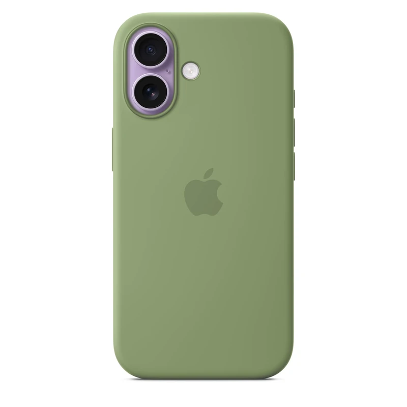 Apple iPhone 17 Silicone Case with MagSafe and Camera Control: Lightweight Phone Case, Wireless Charging Compatible, Smooth Matte Finish; Light Moss
