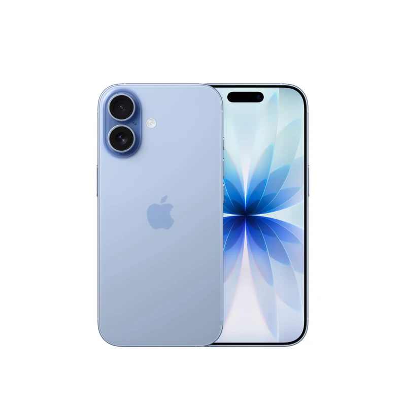 Apple iPhone 17 256 GB: 6.3-inch Display with ProMotion, A19 Chip, Center Stage Front Camera for Smarter Group Selfies, Improved Scratch Resistance, All-Day Battery Life; Mist Blue