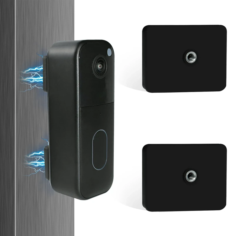 TEKCAM Blink Doorbell Mount - No-Drill Magnetic Bracket for 2nd Gen