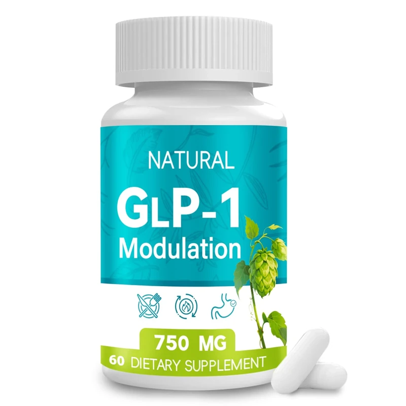 GLP-1 Weight Loss Supplemen, Natural Appetite Suppressant Capsules for Healthy Digestion & Metabolism, Vegan Capsules for Weight Management. 60 Capsules