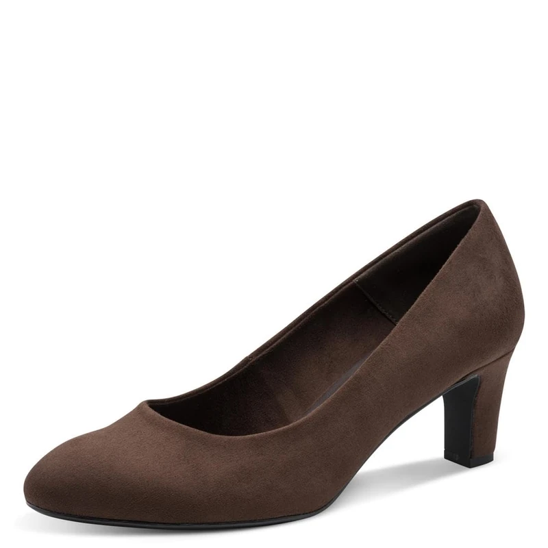 Tamaris Women's pumps with block heel brown 5.5 UK