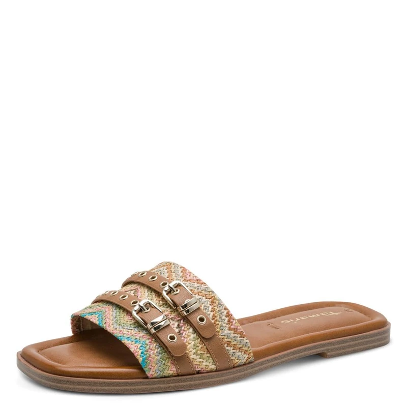 Tamaris Women's mule flat multicolor 6.5 UK