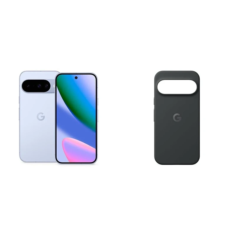 Google Pixel 10 - Unlocked Android Smartphone with Gemini, Advanced Triple Rear Camera, 24+ Hour Battery and 6.3" Actua Display - Frost, 256GB+Case