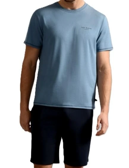 Ted Baker Men's Short Set Pajama, Multicolor, L