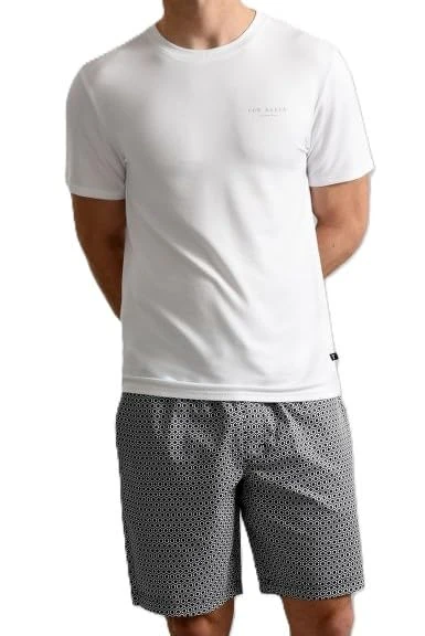 Ted Baker Men's Short Set Pajama, Multicolor, S