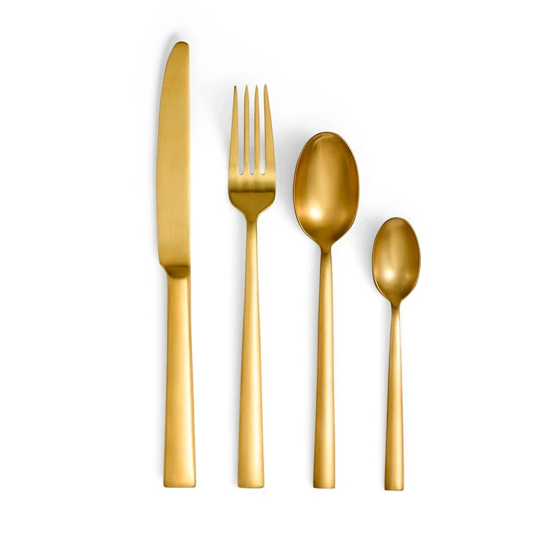 Lunar Cutlery 16 Pieces Gold