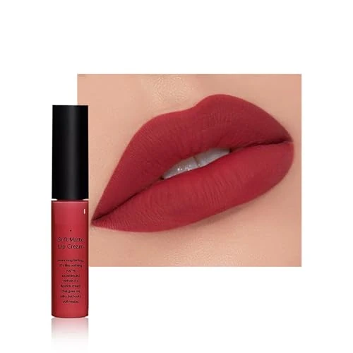 Vawolecy Durable Waterproof Liquid Matte Lipstick Matte Lip Gloss Waterproof Makeup Non Stick to Glass