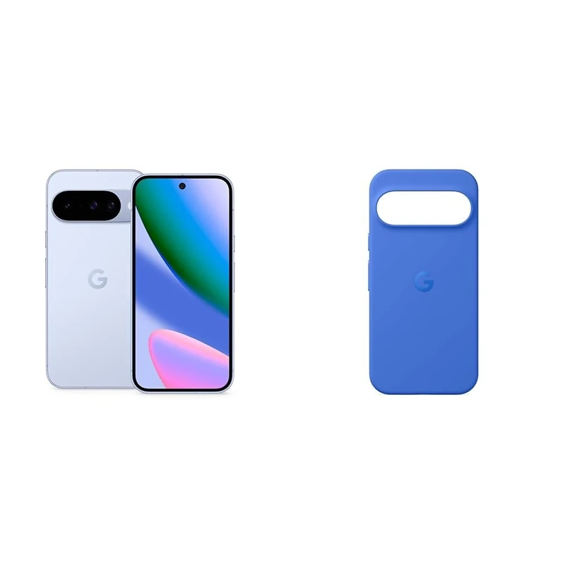 Google Pixel 10 - Unlocked Android Smartphone with Gemini, Advanced Triple Rear Camera, 24+ Hour Battery and 6.3" Actua Display - Frost, 256GB+Case