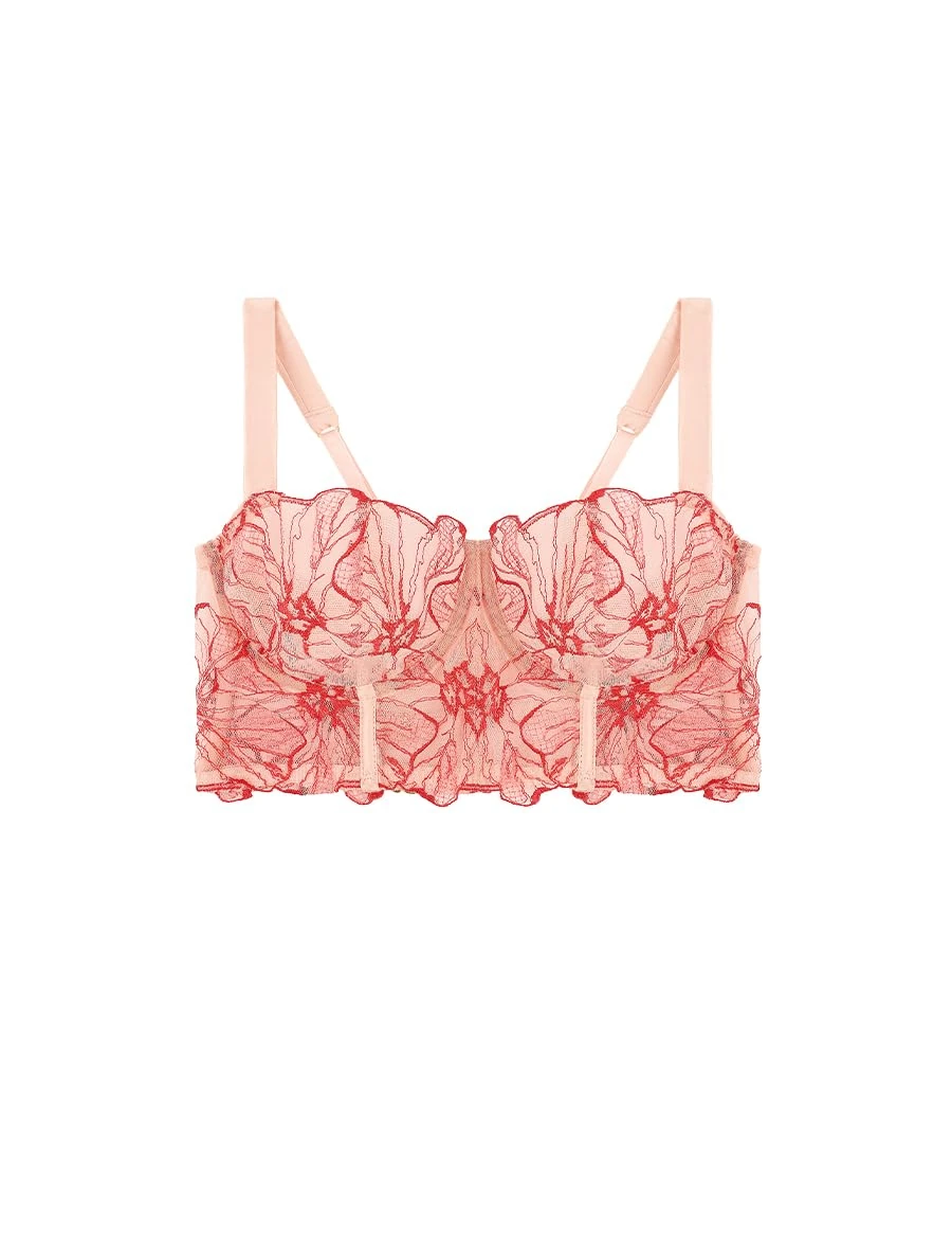 Fleur of England, Rosa Longline Bra, S