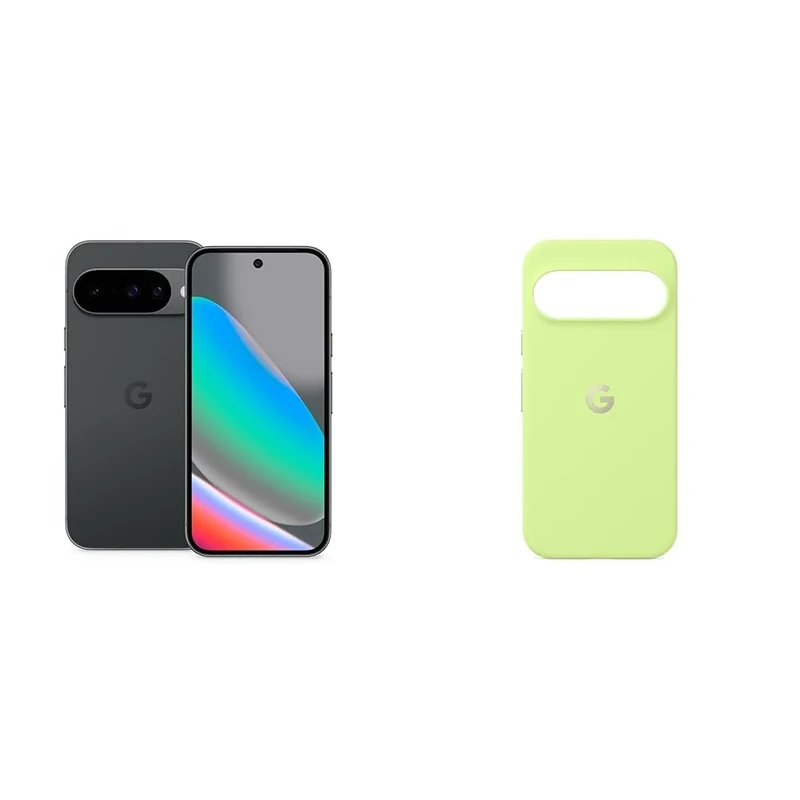 Google Pixel 10 - Unlocked Android Smartphone with Gemini, Advanced Triple Rear Camera, 24+ Hour Battery and 6.3" Actua Display - Obsidian, 256GB+Case