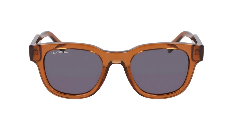 Lacoste Unisex Adult Sunglasses L6023S/N - Brown with Solid Grey Lens