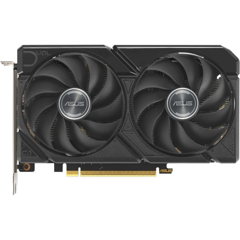 ASUS Dual AMD Radeon RX 9060, 8G GDDR6 Graphics Card, 128 Bit, PCIe 5.0, 1 HDMI 2.1, 2 DisplayPort 2.1, 2.5 Design, Axial-Tech Fan, 0dB Technology, GPU Tweak III, Black, DUAL-RX9060-8G