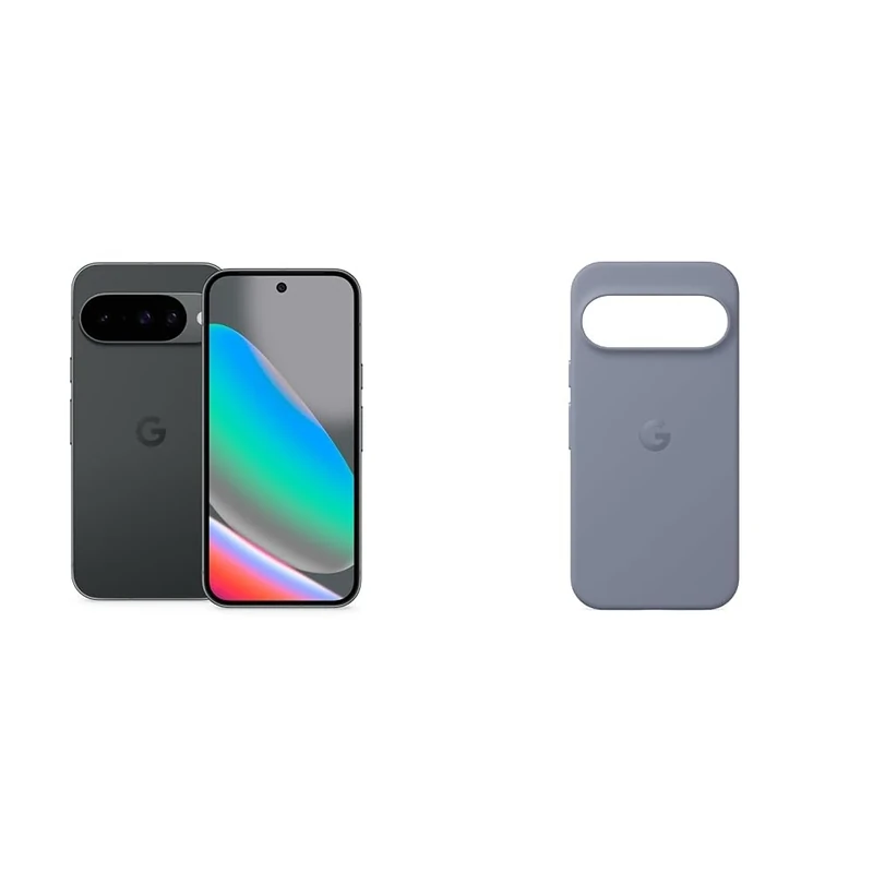 Google Pixel 10 - Unlocked Android Smartphone with Gemini, Advanced Triple Rear Camera, 24+ Hour Battery and 6.3" Actua Display - Obsidian, 256GB+Case