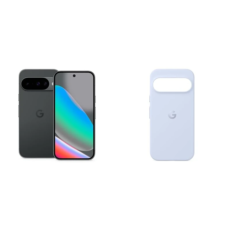 Google Pixel 10 - Unlocked Android Smartphone with Gemini, Advanced Triple Rear Camera, 24+ Hour Battery and 6.3" Actua Display - Obsidian, 128GB+Case