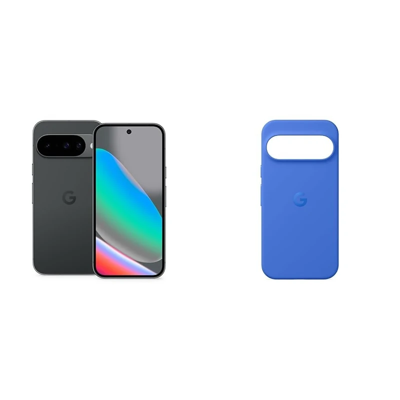 Google Pixel 10 - Unlocked Android Smartphone with Gemini, Advanced Triple Rear Camera, 24+ Hour Battery and 6.3" Actua Display - Obsidian, 256GB+Case