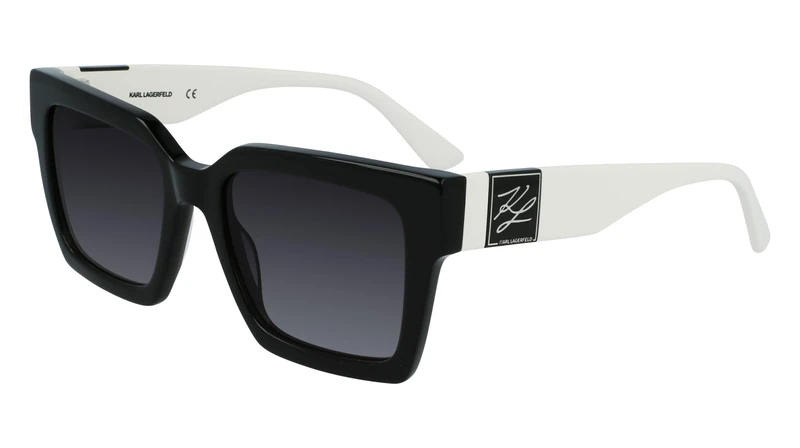 KARL LAGERFELD Women's Sunglasses KL6057S/N - Black & White with Lens