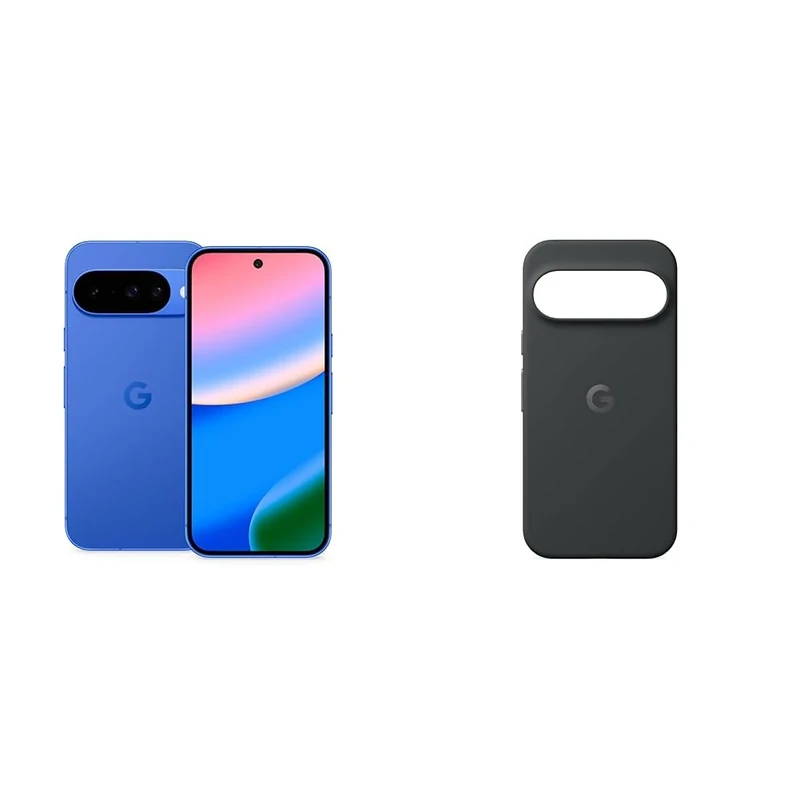 Google Pixel 10 - Unlocked Android Smartphone with Gemini, Advanced Triple Rear Camera, 24+ Hour Battery and 6.3" Actua Display - Indigo, 128GB+Case