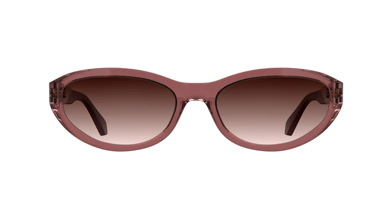Calvin Klein Jeans Women's Sunglasses CKJ25618S - Transparent Red with Gradient Purple/Rose Lens