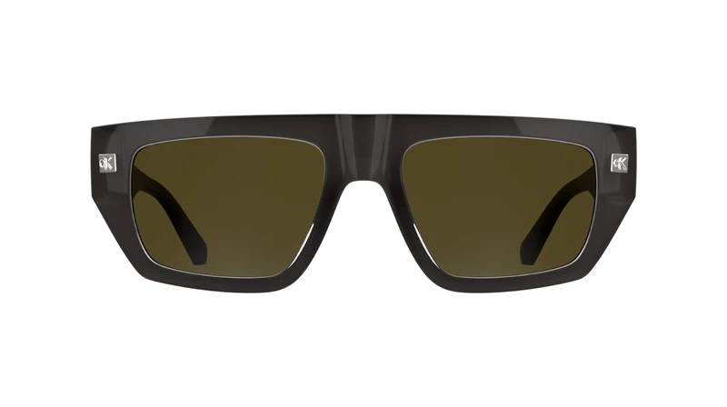 Calvin Klein Jeans Unisex Adult Sunglasses CKJ25619S - Brown with Solid Brown Lens