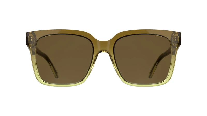 Calvin Klein Jeans Women's Sunglasses CKJ25624S - Transparent Gradient Brown/San with Solid Light Brown Lens