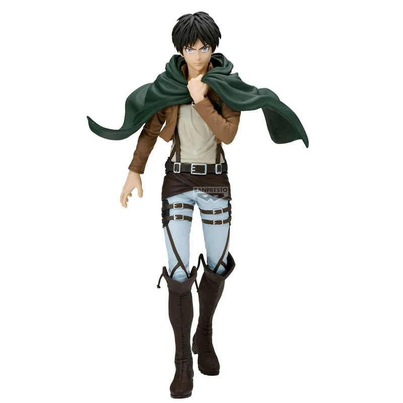 Banpresto Eren Yeager Attack On Titan Action Figure - Grandist 28 cm - BP29875P Multicolor - Collectible Figure - Great for Anime Fans