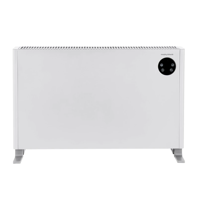 Morphy Richards HeatFlux Digital Convector Heater 2000W, Remote Control, 20m2, 24hr Timer, Compact, Quiet, Lightweight, Low Energy Consumption, 3 Settings, LED Touch Panel, White, 825702