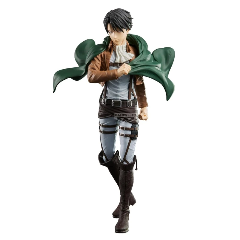 Banpresto Levi Attack On Titan Action Figure - Grandista 27 cm - BP29876P Multicolor - Collectible Figure - Ideal for Anime Fans