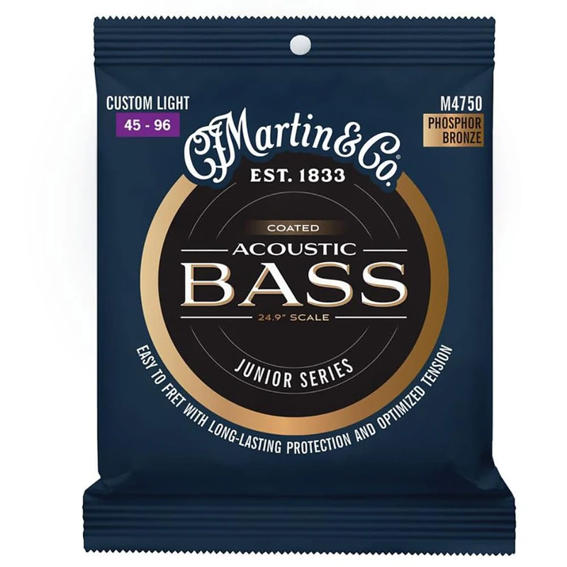 Martin 41Y25M4750 Coated Short Scale Acoustic Bass Strings