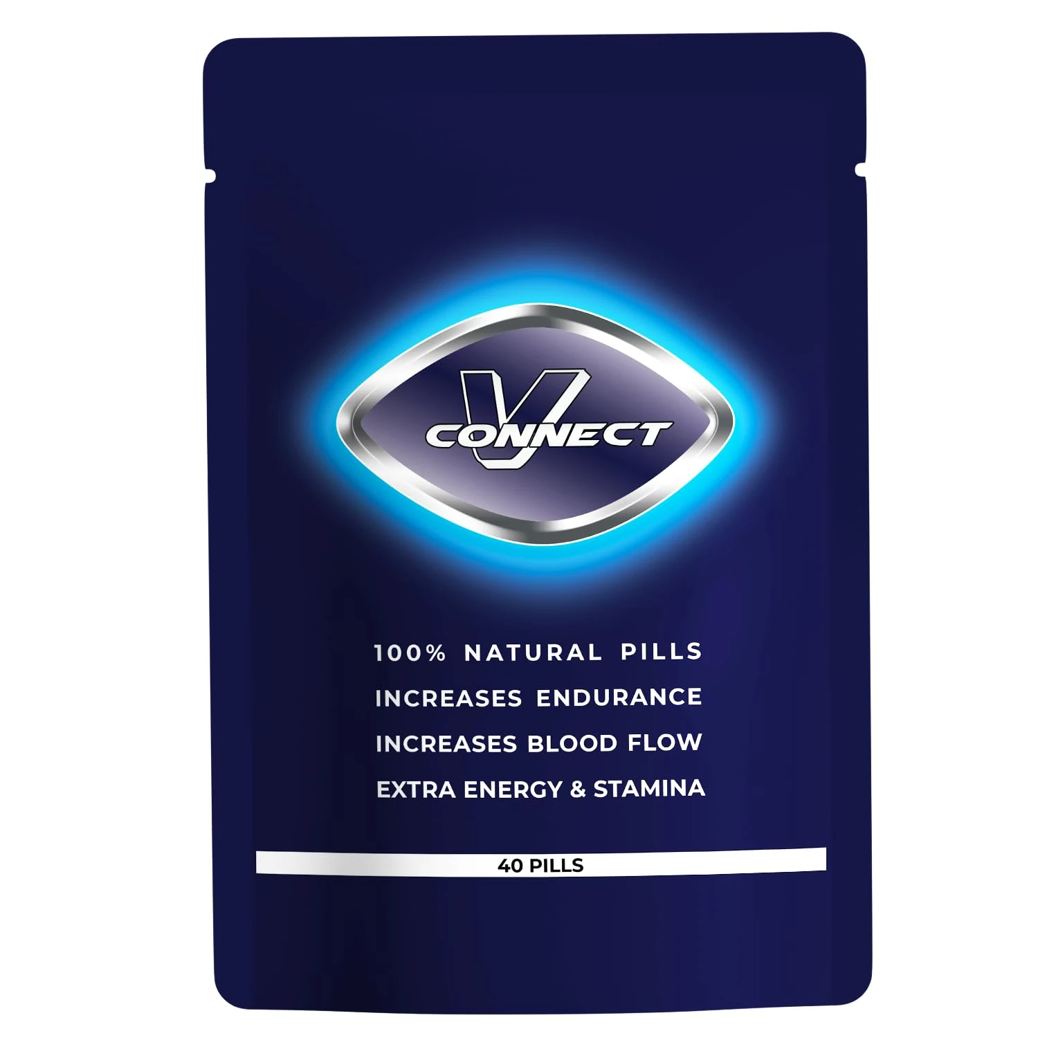 V.Connect | 40 Tablets | Ginseng | Manufactured in The UK
