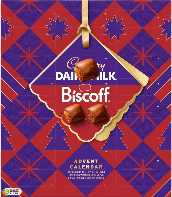 New Cadbury's Biscoff Chocolate Advent Calendar 2025 –Best for Christmas.