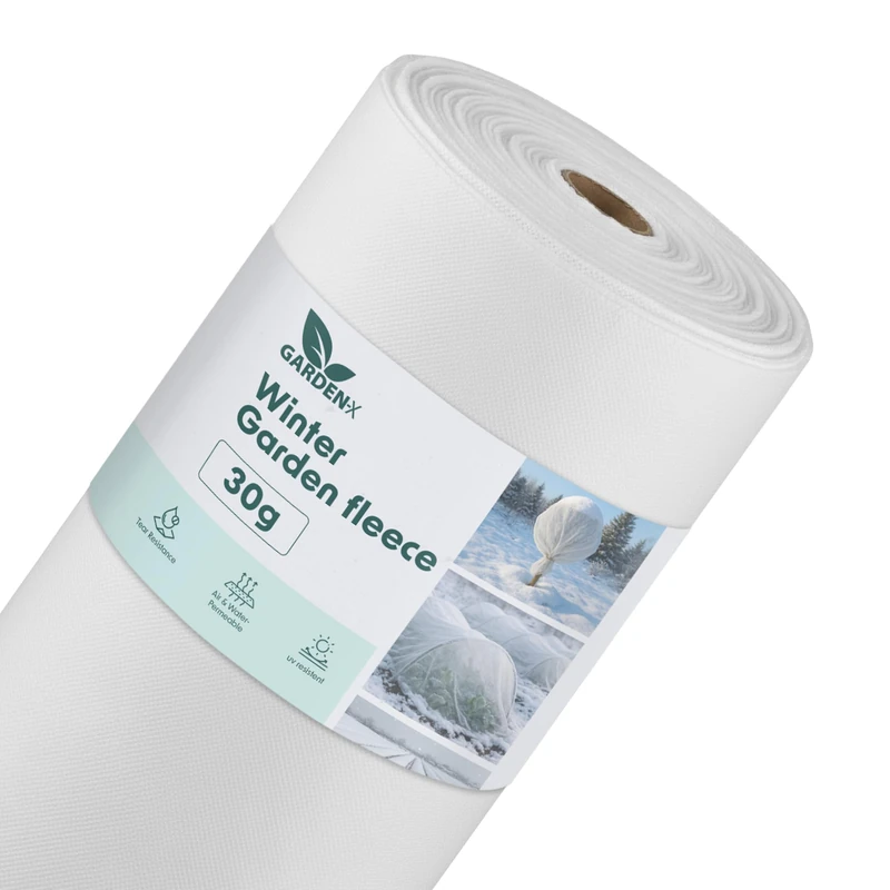 GARDENIX Winter Fleece for Plants Frost Protection Fleece 30 g/m² Garden Fleece 3.2 x 100 m (320 m²) Winter Protection Fleece Plant Fleece Plant Protection Fleece