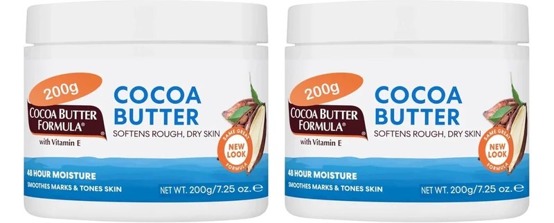 Palmer Cocoa Butter Formula Moisturizer Jar With Vitamin E - 2 x 200g