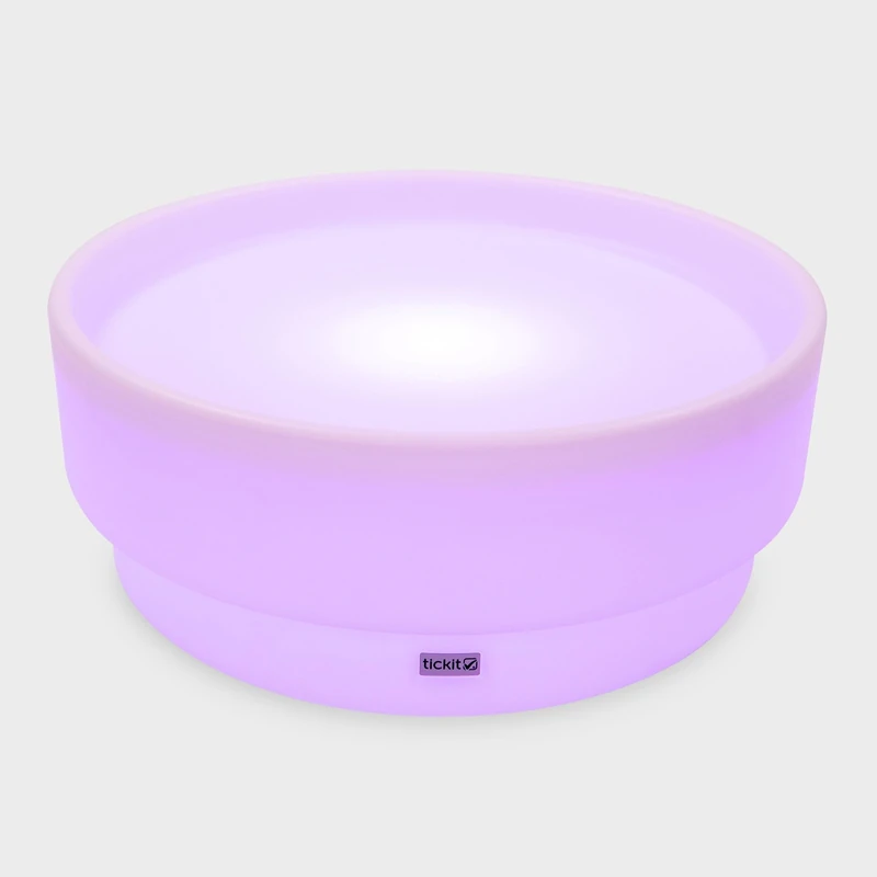 tickit Discovery Glow Low Table – Sensory Light-Up Table for Kids, Colour Changing LED, Waterproof & Portable, for Messy Play, Early Years, Indoor & Outdoor Learning