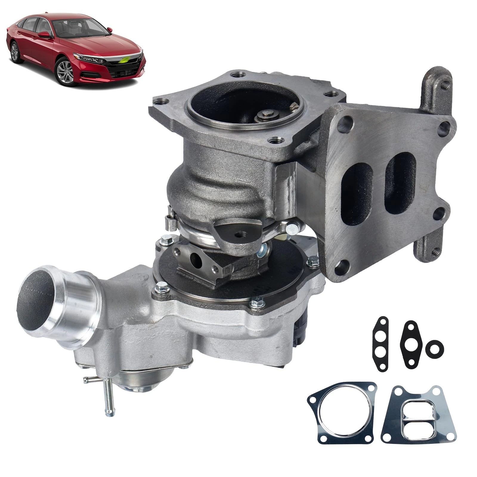 18900-6A0-003 Turbo Turbocharger with Actuator Compatible With 2018-2022 Honda Accord 1.5L Engine - Replaces # 181201132E, 000204-0044, 18900-64A-A01,6A0-F4-T/C