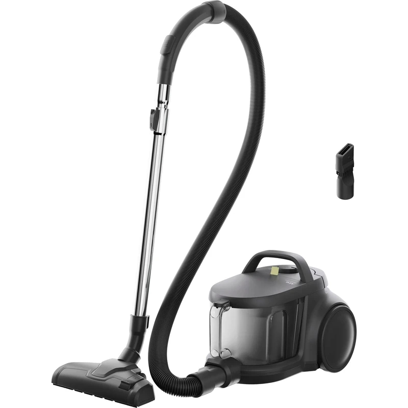 AEG 3000 Bagless Vacuum Cleaner AL31C1DG, Compact and Lightweight for Hard Floor and Carpet, Powerful Performance, 850 W, 2L Dust Capacity, 78 Decibels, Dark Grey