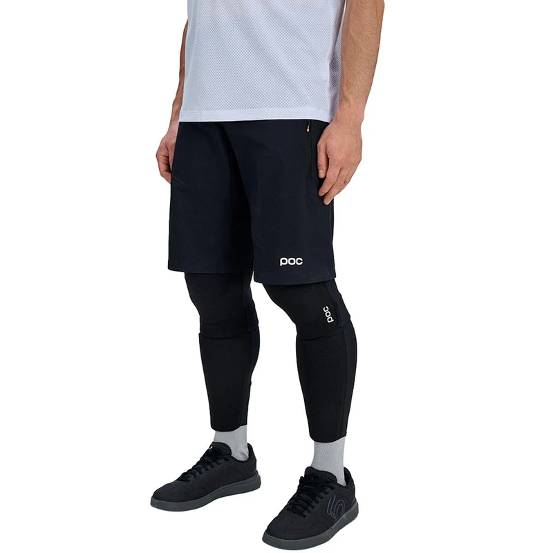 POC Motion Shorts Men's – MTB Shorts for MTB and Trail Riding with Lightweight Recycled Material, DWR Splash Protection, Knee Protector Compatibility, Zipped Pockets - Image 1