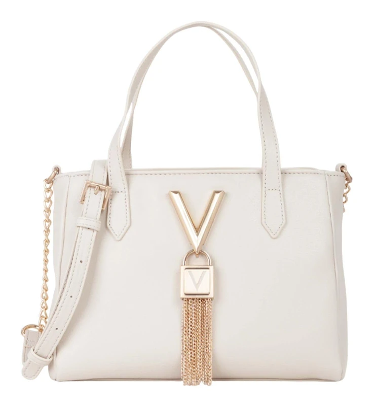 Valentino Bolsa Shopping Bag, ecru, ÚNICA