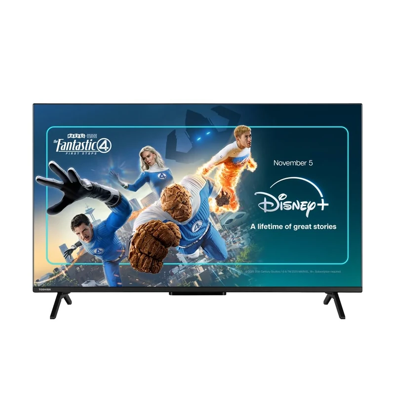 Toshiba 43”UV1563DB 4K Smart VIDAA TV, Ultra HD,Dolby Vision, HDR10, Freely, Disney+, Prime Video, Netflix, Dolby Audio Processing, Works with Alexa, Works with Google Assistant, VIDAA Voice 2025