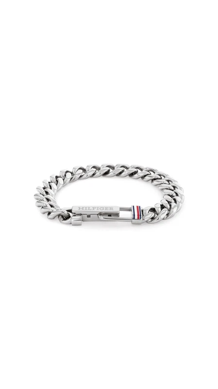 Tommy Hilfiger Jewelry Men's Chain Bracelet STAINLESS STEEL - 2790610