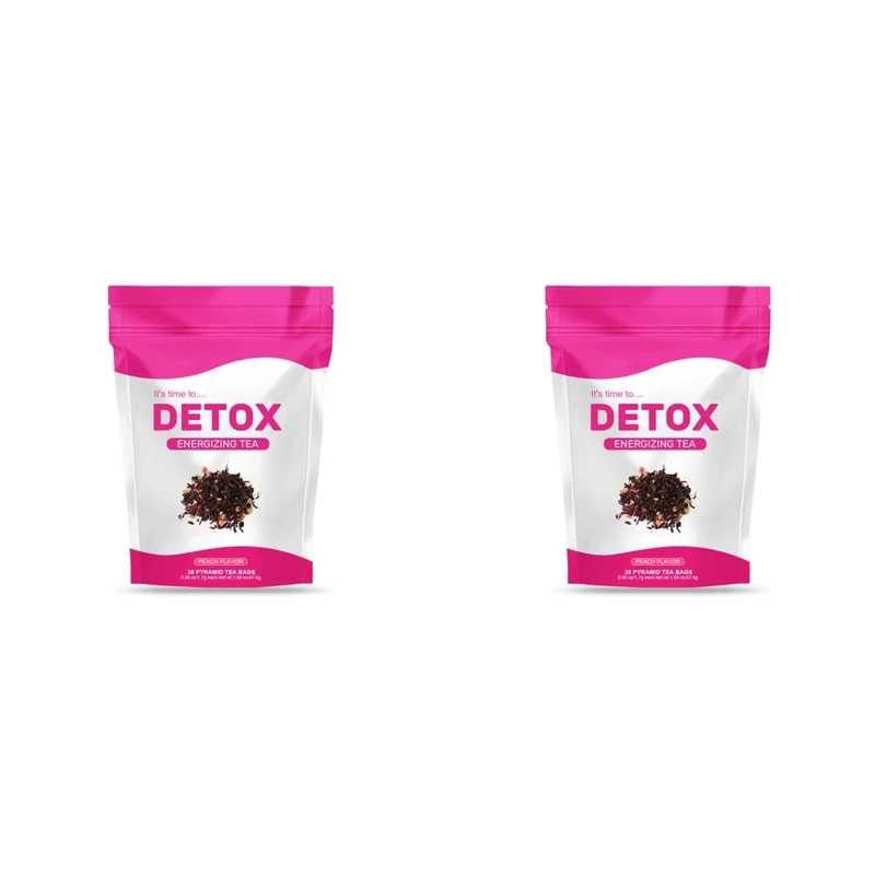 BEATYRABBIT Slimming Tea, Natural Detox Tea Bags for Weight Loss, Belly Fat Burner Slimming Detox Tea Weight Loss Tea Reduce Bloating Supports Immune System for Body Health 2PACK-56PCS